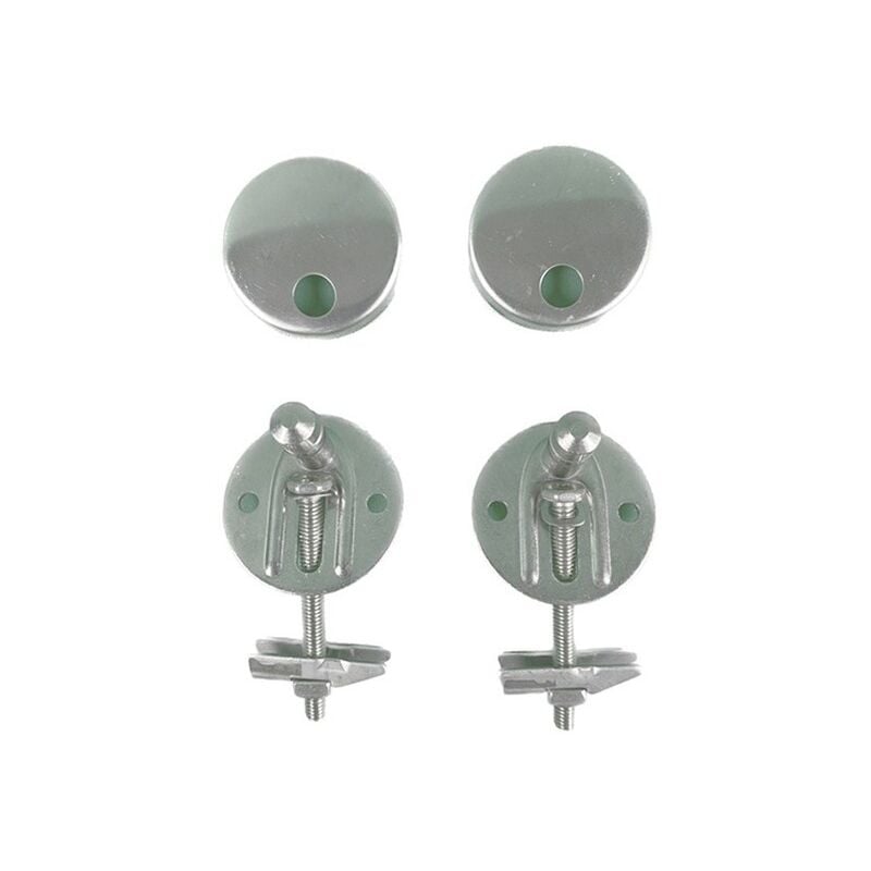 Jacob Delafon - Ensemble de ferrures ETA104-CP pour siège abattant Odeon Up btw de