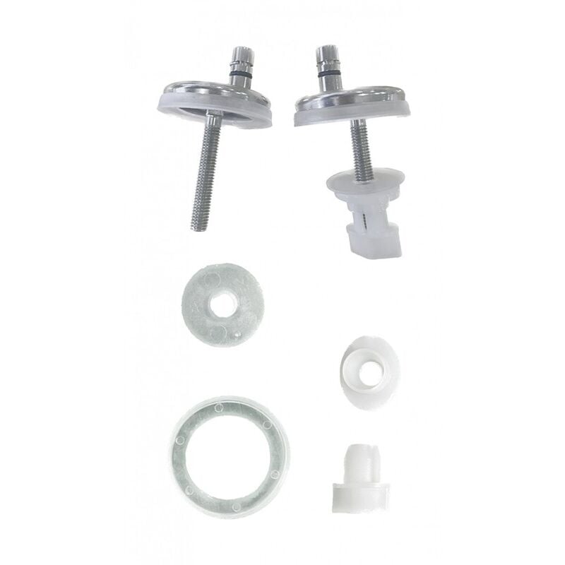 Ensemble de ferrures ETA153-CP pour siège abattant New Patio de Jacob Delafon