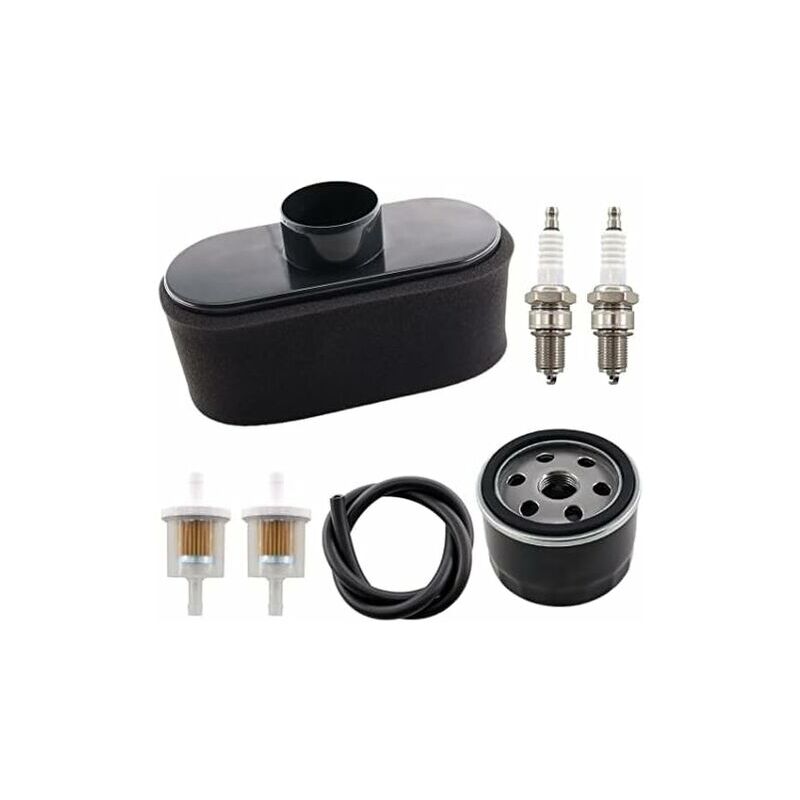 Ensemble de filtre à air avec pré-filtre à huile et bougie d'allumage pour moteur 4 temps de rechange Kawasaki FR651V FR691V FR730V FS481V FS541V