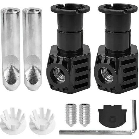 Ensemble de Fixation WC Suspendu 819B pour Toilettes Intelligentes avec Charnières & Vis de Couvercle  Kit Installation avec Clé Allen