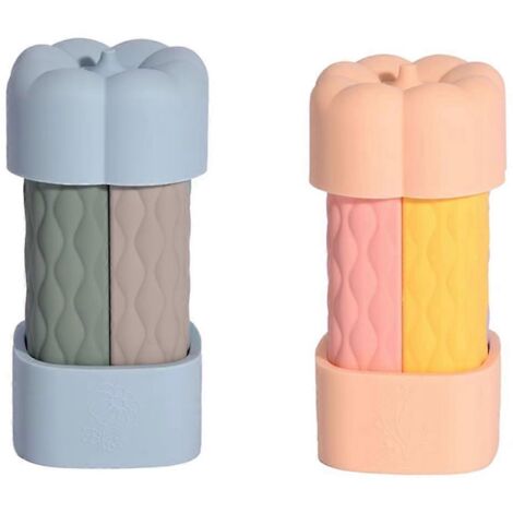 Ensemble de flacons de voyage en silicone, contenants souples et étanches