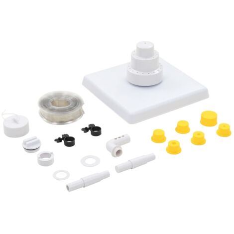 Ensemble de fontaine de piscine 13 pcs Blanc CFW432757