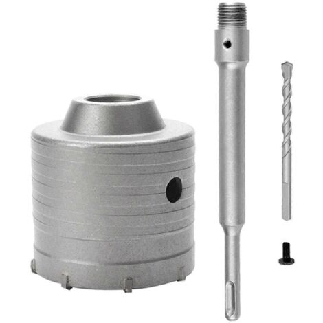 Ensemble de forets et scies cloches SDS Plus pour perceuses à percussion, 70 mm
