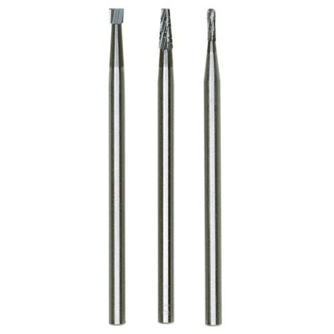 Ensemble de fraises en vanadium tungstène Proxxon 3 unités