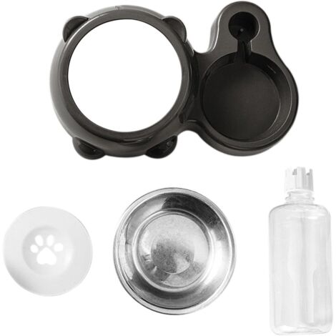 Ensemble de gamelles d'eau et d'eau pour animaux de compagnie, distributeur de nourriture et d'eau, distributeur pour chat et chien, gamelles antidérapantes pour chats, petits animaux de compagnie