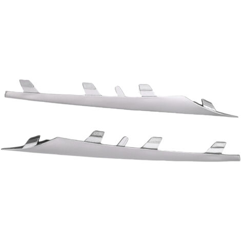 Ensemble de Garnitures de Pare-Choc ABS pour BMW X5 2011-2013 (51117222847/51117222848) - Paire Left/Right Trims Grille, Installation Facile