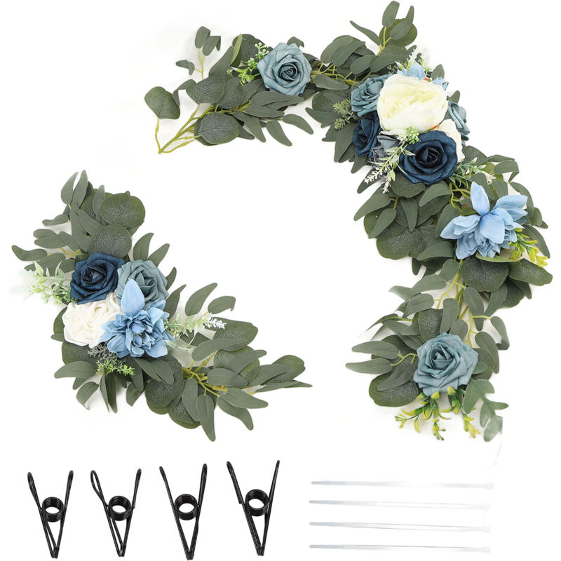 Ensemble de guirlande de fleurs artificielles pour arche de mariage, décoration de cérémonie et réception, 18058-HL