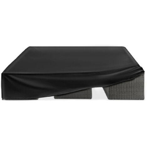 Ensemble de housses de protection pour mobilier de jardin - imperméable - table/chaises - extérieur 150×71×90cm -