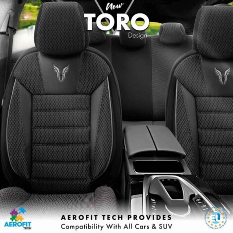 Ensemble de housses de siège auto OTOM TORO 902 NOIR/FUMÉ NZ