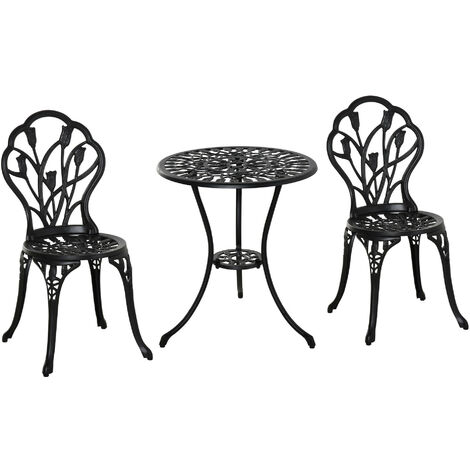 Ensemble de jardin baroque MERCREDI noir