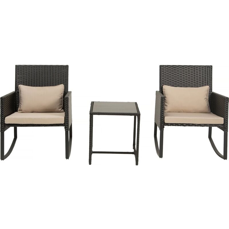 Habitat Et Jardin - Salon de jardin a bascule en