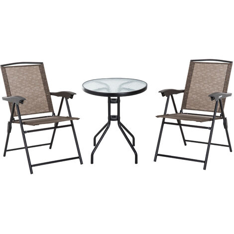 Ensemble de jardin GASTON marron