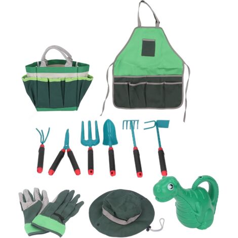 Ensemble de Jardinage pour Enfants de 11 Pi¡§¡§Ces, Ensemble D'outils de Jardinage pour Enfants, Cadeaux de Jouets D'int¡§Rieur en Plein Air pour Garon