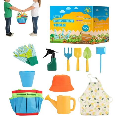 Ensemble De Jardinage pour, Kit De Râteau À Pelle De Taille Enfant, 26  20  12 Cm, Outils Jardin pour, Jouet À Creuser en Plein Air,