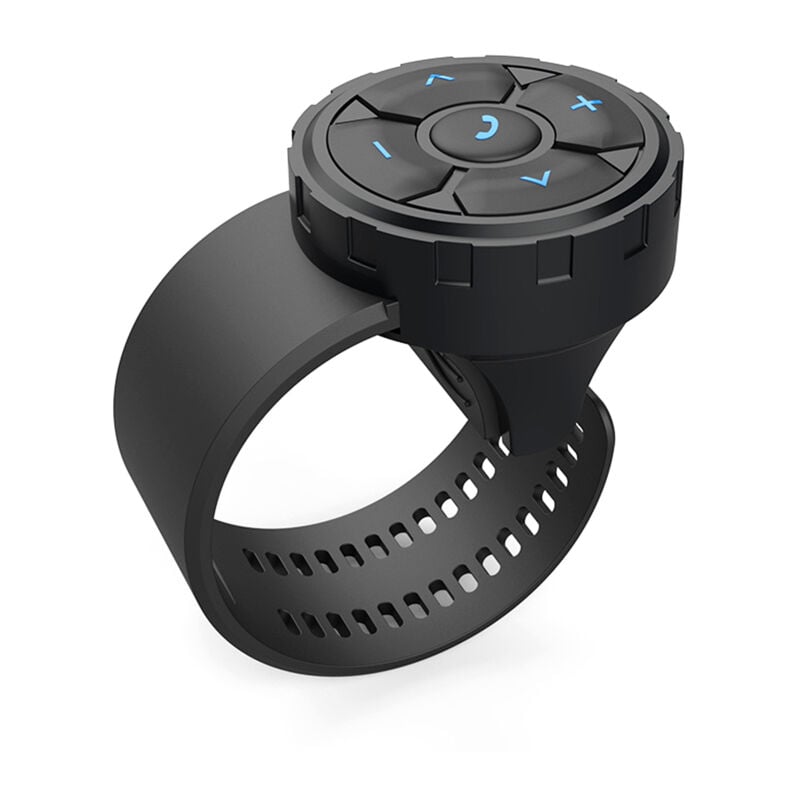 LIFCAUSAL Télécommande Media Bluetooth IPX7 étanche - Commandes Musique/Appels pour Voiture/Vélo/Moto - Compatible iPhone/Samsung Galaxy & Android