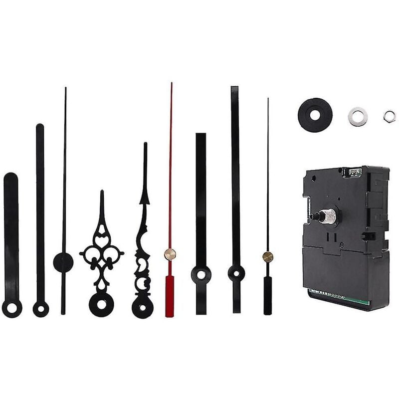 Fei Yu - ensemble de kits de mouvement d'horloge Wi-Fi intelligents à faire soi-même, réglage automatique de l'heure, mouvement silencieux,