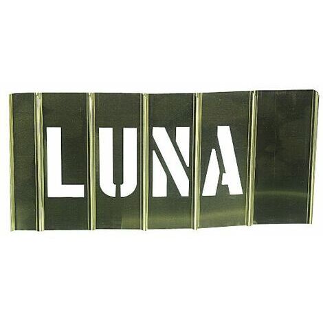 Ensemble de lettres de 36 pochoirs pour peinture hauteur 50 mm Limit CAL50