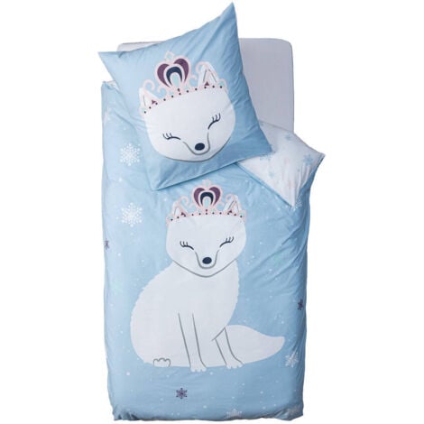 Parure de lit pièces en polyester,avec drap-housse et housse