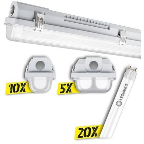 Ensemble de luminaires étanches Ledvance Damp Proof Housing GEN 3 - 35 pièces, IP65, 1500mm