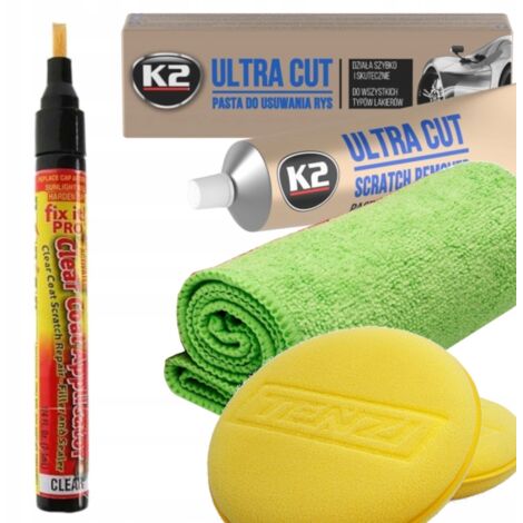 ENSEMBLE DE MARQUEUR CRAYON + PÂTE ANTI-RAYURES K2 ULTRA CUT