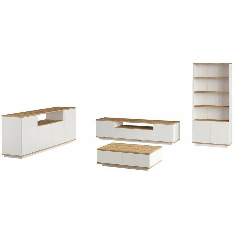 Ensemble meubles de salon en mélaminé Arthur