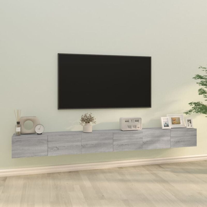 Vidaxl - Ensemble de meubles tv 3 pcs Sonoma gris Bois d'ingénierie