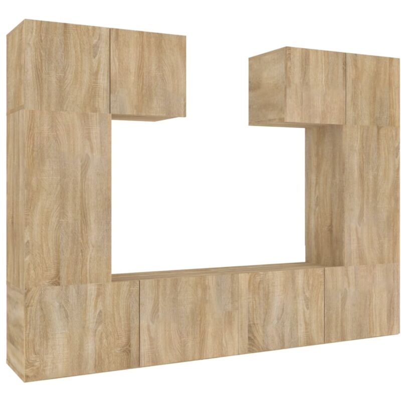 Vidaxl - Ensemble de meubles tv 6 pcs Chêne sonoma Bois d'ingénierie