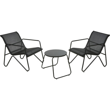 Ensemble de meubles de jardin, table avec chaises