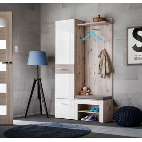 Ensemble de meubles de rangement - GUSTAVO 5 + P - 110 x 35 x 200 cm - Livraison gratuite