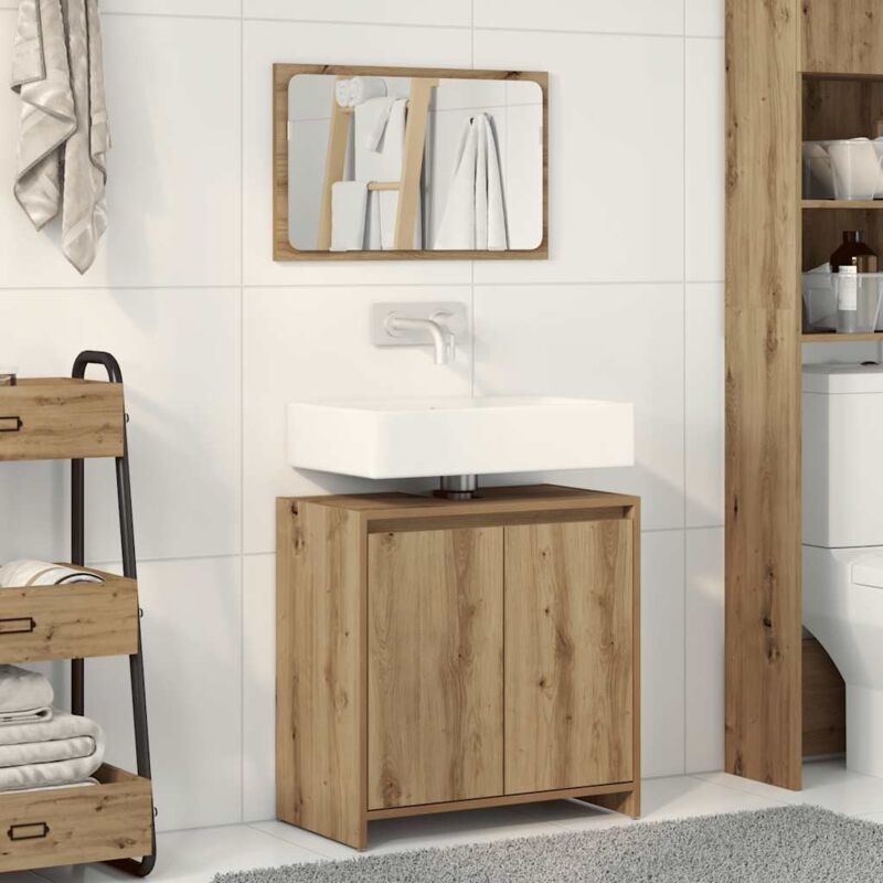 Vidaxl - Ensemble de meubles salle de bain 2 pcs bois d'ingénierie
