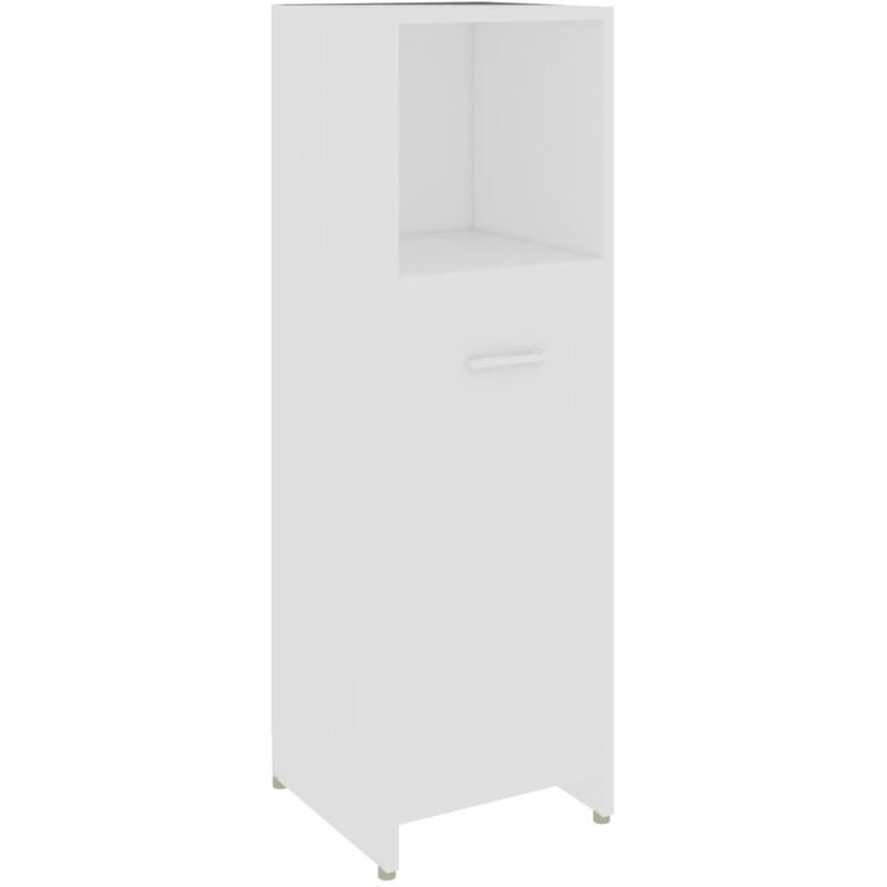 Vidaxl - Armoire de salle de bain Blanc 30x30x95 cm Bois d'ingénierie