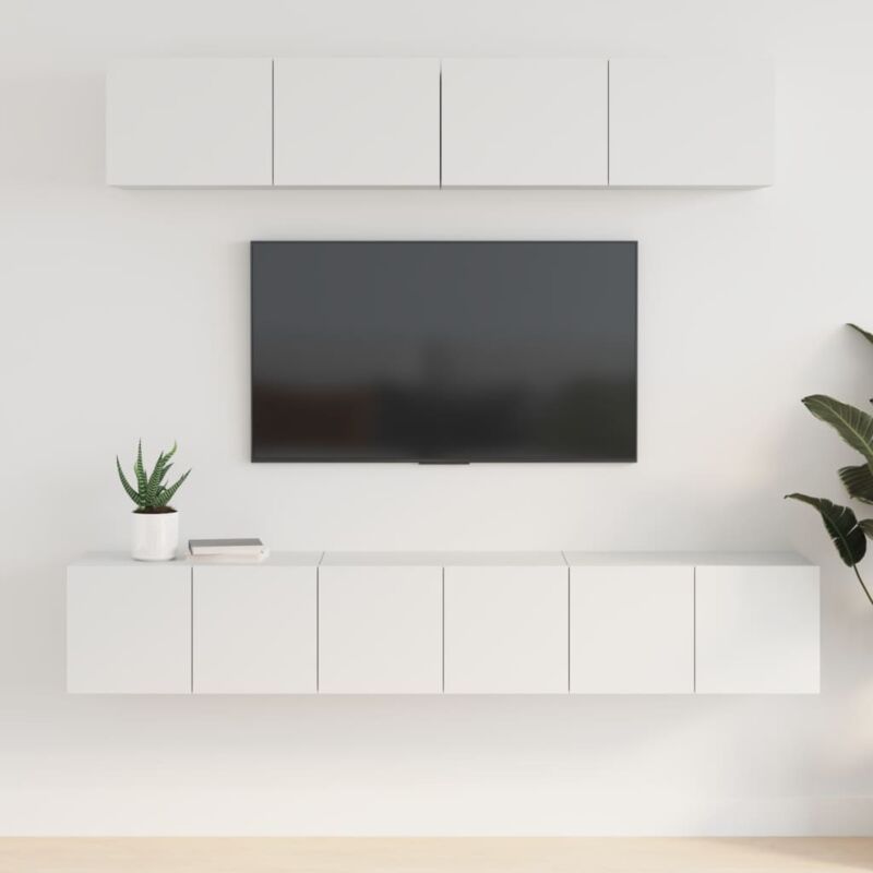 Vidaxl - Ensemble de meubles tv 5 pcs Blanc Bois d'ingénierie