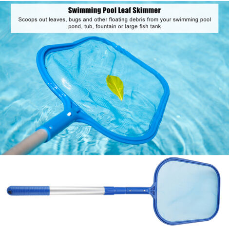 Ensemble de Nettoyage pour Piscine avec Manche et Épuisette pour Eau Peu Profonde 3x35cm