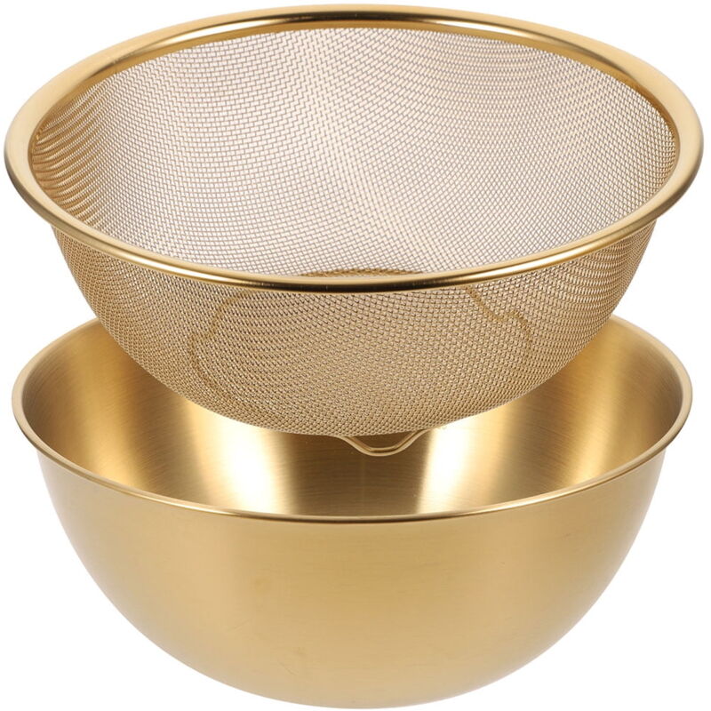 Feiyue - ensemble de panier d'égouttage de légumes, passoire à riz, égouttoir de cuisson, bassin de lavage de riz, passoire de cuisine