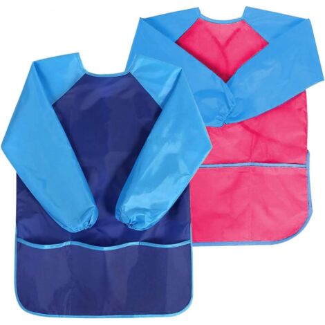 Ensemble de peinture 2 pièces pour enfants, tablier de peinture pour enfants de 8 à 10 ans