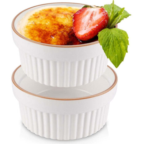 Ensemble de petits bols en porcelaine pour cuire et servir