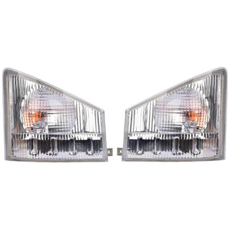 Ensemble de phares de voiture, phares antibrouillard, feux de virage