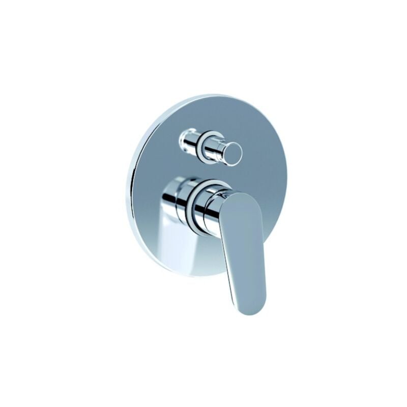 Ensemble de pièces extérieures - Mitigeur de douche à encastrer avec inverseur automatique 2 voies Eurorama Reno23 - Standard