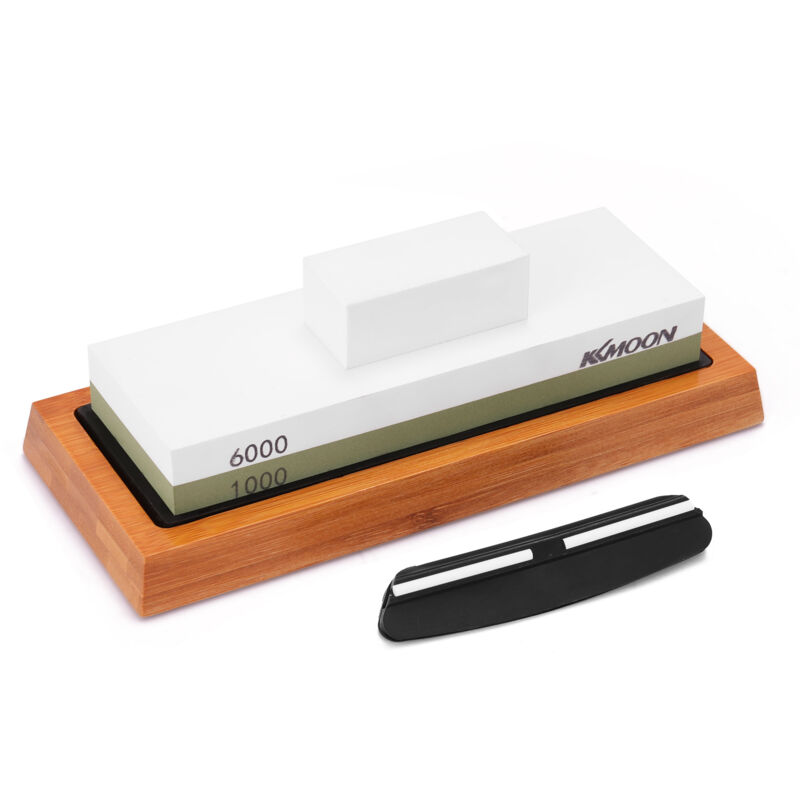 Lifcausal - Ensemble de pierres à aiguiser de qualité supérieure 1000/6000 pour toutes les lames, base antidérapante