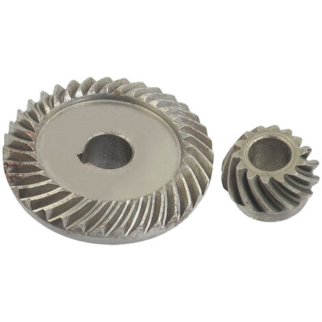 Ensemble de Pignons Coniques de PièCe de Rechange de Meuleuse D'Angle pour LG Argent Metal