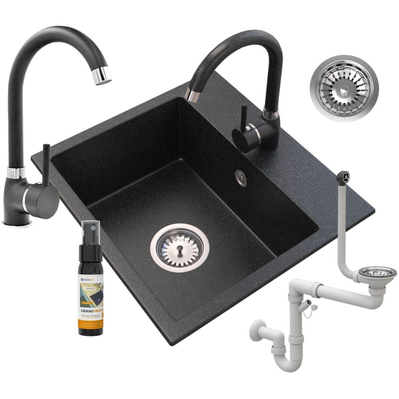 Granitan - ensemble de piles en granit 7 couleurs