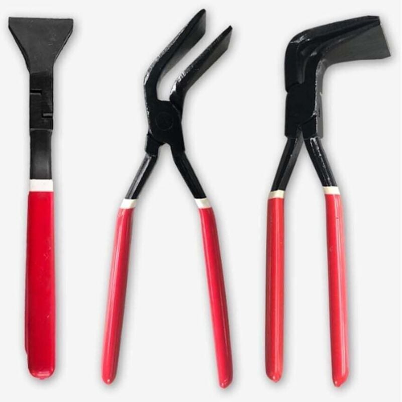 Xiiw - Ensemble de pinces à plier, pince à cintrer pour couvreur, outil de pliage pour couvreur, ensemble de 3 pièces pour tôles.