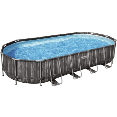 Ensemble de piscine ovale 7,32x3,66x1,22 m Bestway