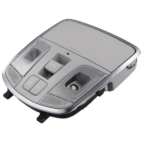 Ensemble de plafonnier de lecture pour voiture gris--