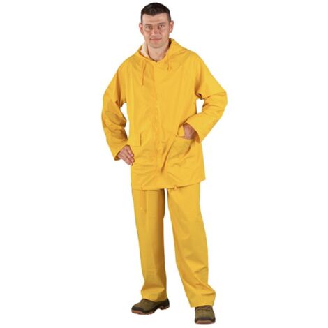 Ensemble de pluie imperméable Coverguard PVC Jaune M