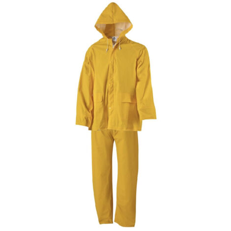 Ensemble de pluie mixte imperméable PVC Active Gear TEMPEST Jaune XXL.