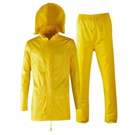 Ensemble de pluie polyamide armor jaune taille m