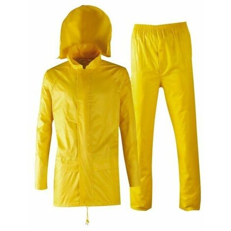 Ensemble De Pluie Polyamide Armor Jaune Taille Xl