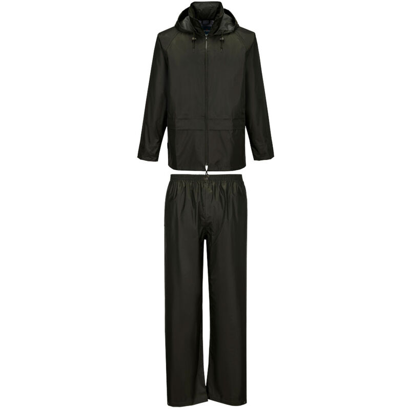 Ensemble De Pluie (veste+pantalon) - Taille M - Portwest Ensemble De Pluie (veste+pantalon) - Taille M - Portwest