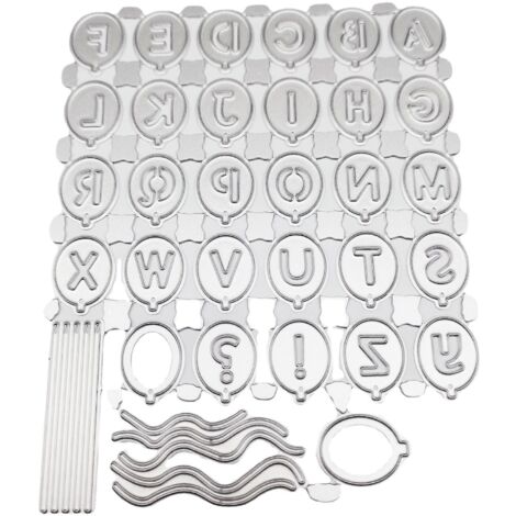 Ensemble de pochoirs de découpe en métal pour scrapbooking, création de cartes et loisirs créatifs